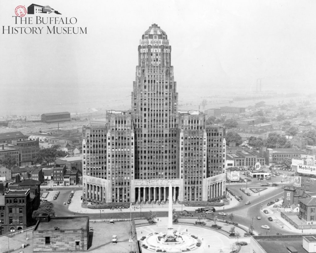 Aerial Photo of City Hall, 1941